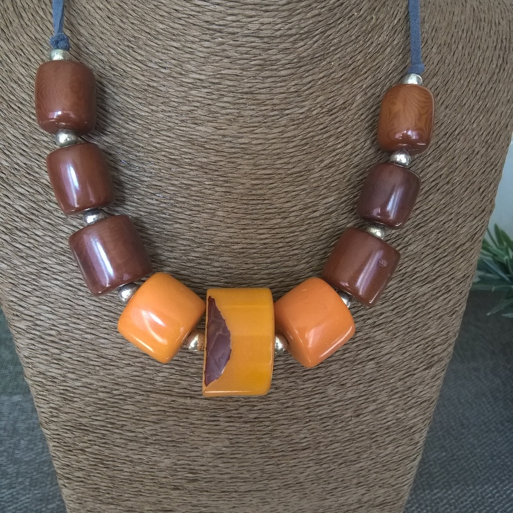 TAGUA NUT NECKLACE, NEW, ARTISANAL HANDMADE
